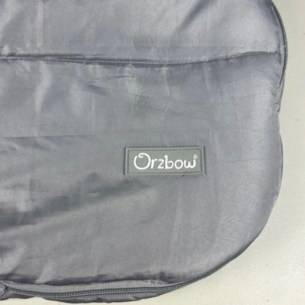 Orzbow Universal Stroller Footmuff Bunting Bag Grey‎ Sherpa Lined Winter Cover